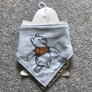 M&S Winnie the Pooh Bandana Bibs 3-pack